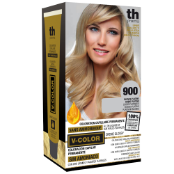 Краска для волос V- color no.900 (супер платиновый блонд)-домашний комплект+шампунь и маска бесплатн TH Pharma