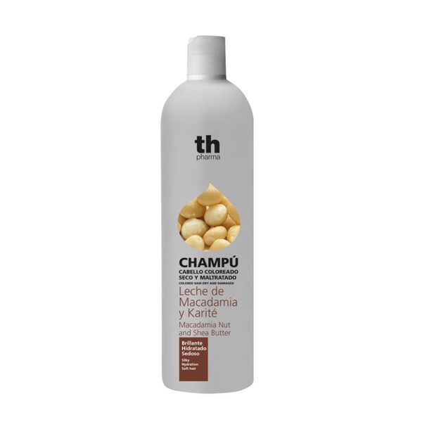 Шампунь для волос с экстрактом с экстрактом ореха макадамии и маслом ши (1000 мл) TH Pharma