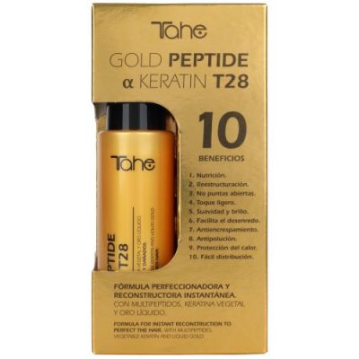 Кератиновая сыворотка с пептидом Т 28 для поврежденных и ослабленных волос (100 мл) Tahe